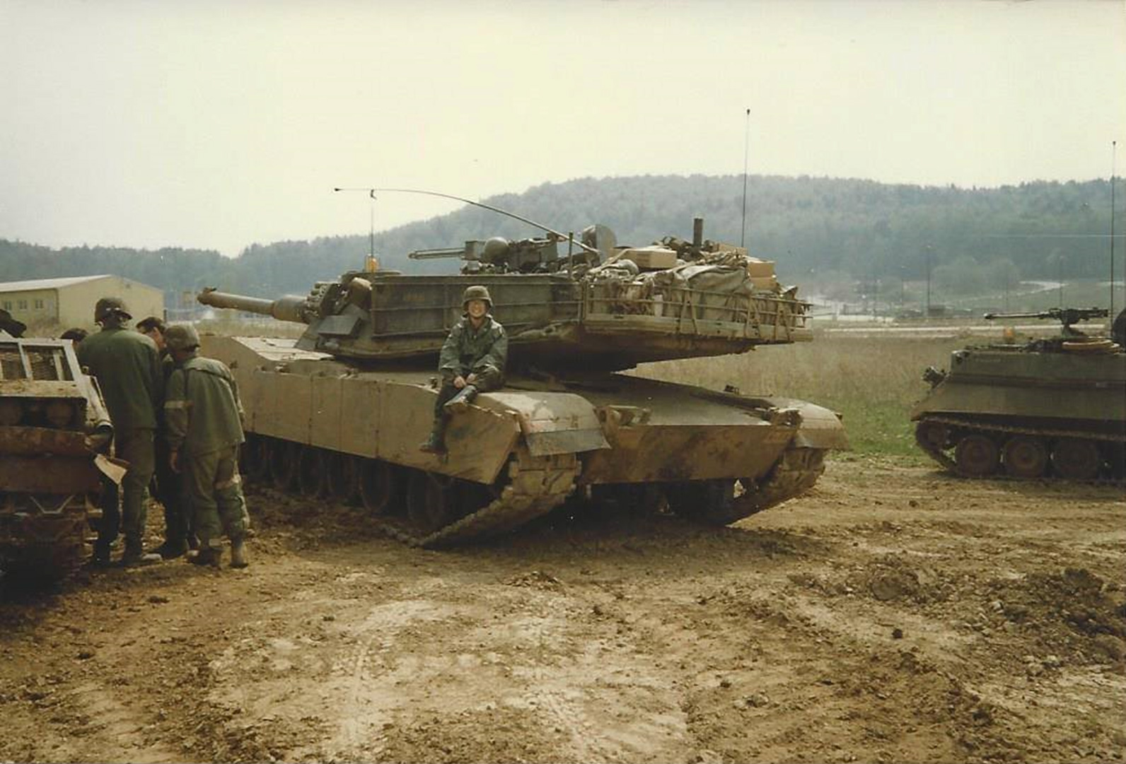 Terri while assigned to Grafenwohr as a Fire Marker and developing her orienteering skills.